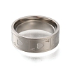 304 Stainless Steel Rings for Women RJEW-S241-06P-2