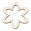 Unfinished Natural Poplar Wood Big Pendants WOOD-TAC0012-11-2