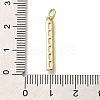 Rack Plating Brass Micro Pave Cubic Zirconia Pendants X-KK-I720-48G-3