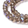 Electroplate Glass Beads Strands EGLA-A034-T2mm-L06-3