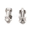 Tarnish Resistant 304 Stainless Steel Clip-On Earrings Findings STAS-Q185-01-1