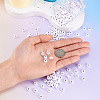 500Pcs Acrylic Horizontal Hole Letter Beads OACR-YS0001-03I-5