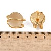 304 Stainless Steel Cat Eye Cabochon Stud Earrings EJEW-V014-04G-3