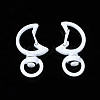 Spray Painted Eco-Friendly Alloy Swivel Snap Hooks Clasps PALLOY-T080-13M-NR-2