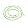 Transparent Glass Beads Strands GLAA-F094-A20-2