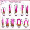 20Pcs 10 Styles Resin & Wood Pendants WOOD-TA0002-67B-3