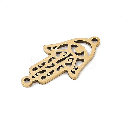 201 Stainless Steel Religion Laser Cut Connector Charms STAS-F316-37G-1