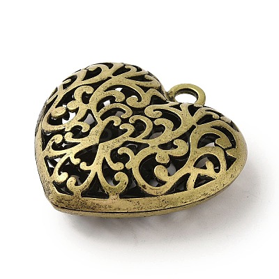 Hollow Tibetan Style Alloy Big Pendants TIBEP-L021-001AB-1