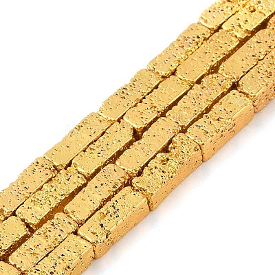 Electroplated Synthetic Non-Magnetic Hematite Beads Strands G-U003-15A-1