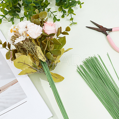100Pcs Iron Covered with Paper Wire Twist Ties AJEW-SP0003-70B-1