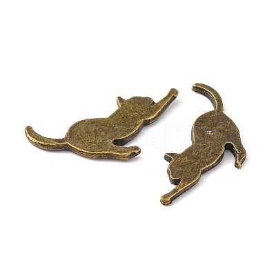 Alloy Kitten Cabochons LS-PALLOY-WH0072-73E-AB-1