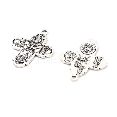 Tibetan Style Alloy Pendants FIND-C083-02B-AS-1