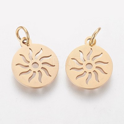 PVD Vacuum Plating 304 Stainless Steel Pendants STAS-Q201-T449G-1
