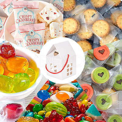 House Shaped Paper Folding Candy Tote Boxes with Hollow Window and Rope Handles CON-WH0092-17A-1
