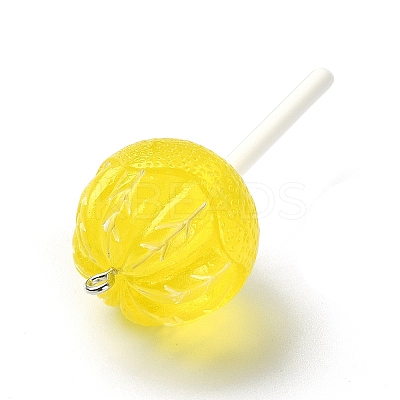 Translucent Resin Imitation Food Pendants RESI-R435-02C-1