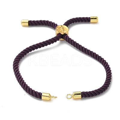 Cotton Cord Bracelet Making KK-F758-03O-G-1