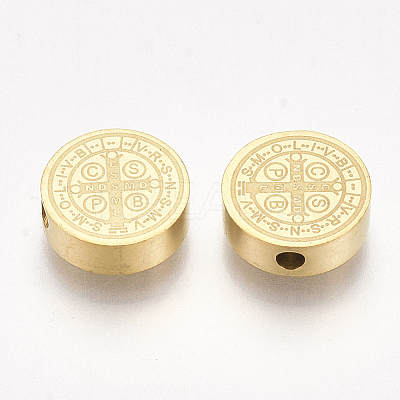 PVD Vacuum Plating 304 Stainless Steel Beads STAS-S079-169C-G-1