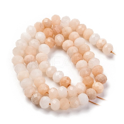 Natural Pink Aventurine Beads Strands G-K380-A07-01-1