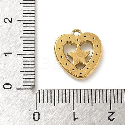 304 Stainless Steel Rhinestone Pendants STAS-I322-28G-04-1