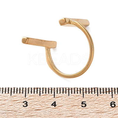 Ion Plating(IP) 304 Stainless Steel Finger Rings LS-RJEW-H125-10G-17mm-1