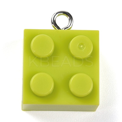 Resin Pendants RESI-E017-A19-1