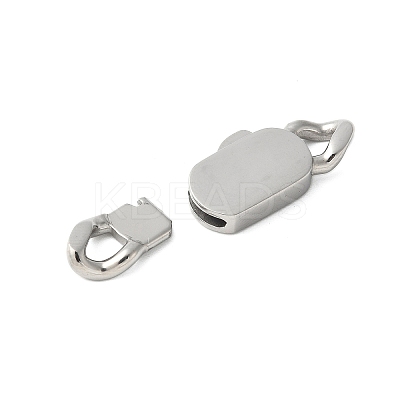 316 Surgical Stainless Steel Bayonet Clasps STAS-H234-07P-03-1