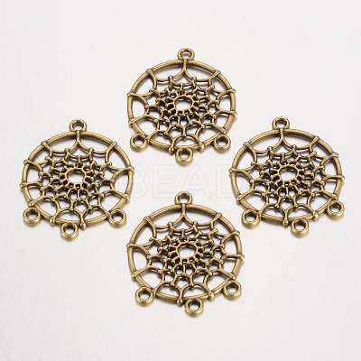 Tibetan Style Alloy Chandelier Components Links LS-X-TIBE-A30127-AB-NR-1