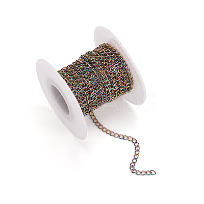 Ion Plating(IP) 304 Stainless Steel Curb Chains MP-TAC0010-01M-1