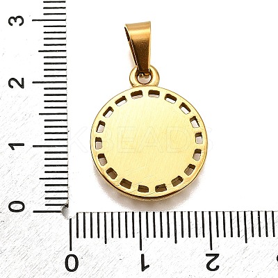 304 Stainless Steel Pendants STAS-B086-10B-G-1