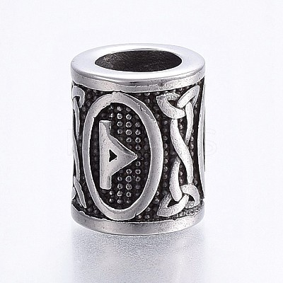 304 Stainless Steel Beads STAS-X0017-24AS-1