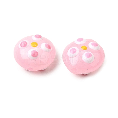 Transparent Glass Enamel Beads LAMP-S079-01C-1