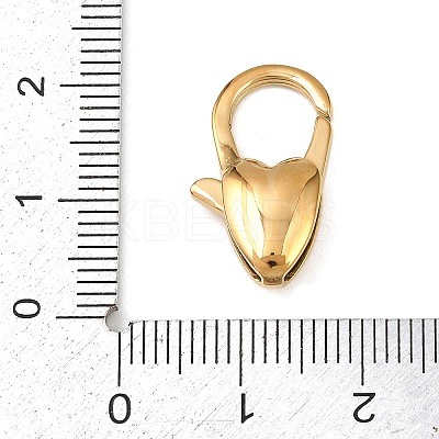 316 Stainless Steel Lobster Claw Clasps STAS-C154-03C-G-1