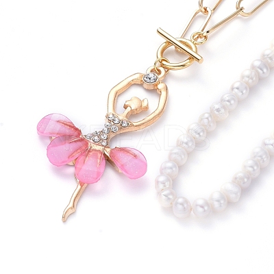 Pendant & Beaded Necklaces Sets NJEW-JN02783-1