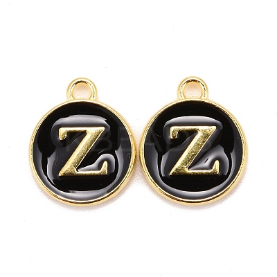 Golden Plated Alloy Charms X-ENAM-S118-02Z-1