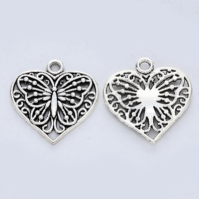 Tibetan Style Alloy Pendants TIBE-R316-108AS-RS-1