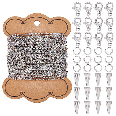 DIY Chain Necklaces Making Kits DIY-SC0020-81-1