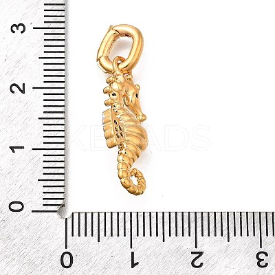 Brass Micro Pave Cubic Zirconia Pendants LS-KK-S517-01B-G-1