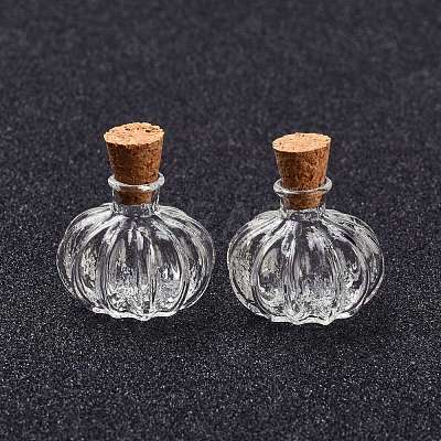 Glass Cork Bottles AJEW-O032-05B-1