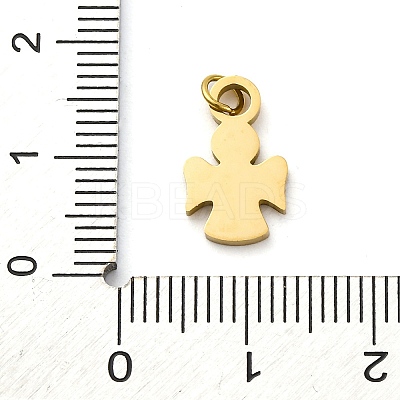 304 Stainless Steel Enamel Charms STAS-E550-68G-1