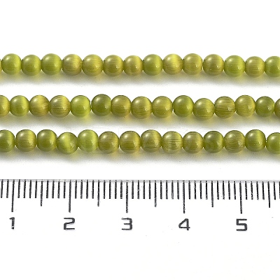 Cat Eye Beads Strands CE-F022-4mm-04-1
