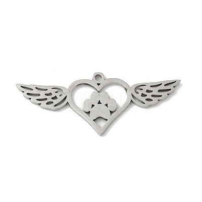 304 Stainless Steel Pendants STAS-F326-11P-1