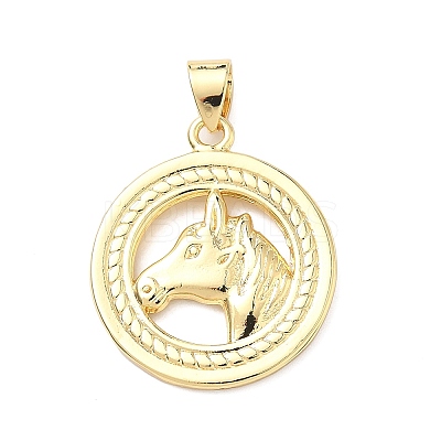 Brass Pendants KK-H539-19G-G-1