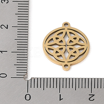 Ion Plating(IP) 201 Stainless Steel Connector Charms STAS-S126-02G-1