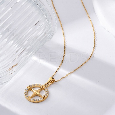 304 Stainless Steel Crystal Rhinestone Helm Pendant Necklaces LS-NJEW-Z057-02B-G-1