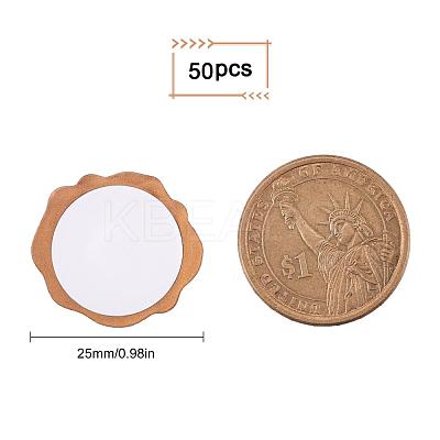 50Pcs Adhesive Wax Stamp Stickers DIY-CP0005-82F-1