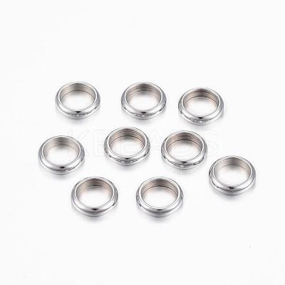 Tarnish Resistant 201 Stainless Steel Spacer Beads STAS-H376-55-1