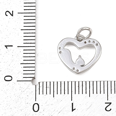 Brass Micro Pave Cubic Zirconia Pendants KK-P339-06P-1