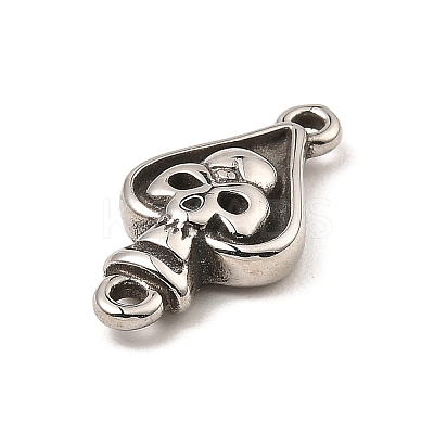Tibetan Style 304 Stainless Steel Links Connector Charms STAS-K264-03AS-1