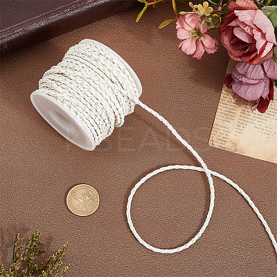 19M Braided Imitation Leather Cords LC-CL0001-02B-1