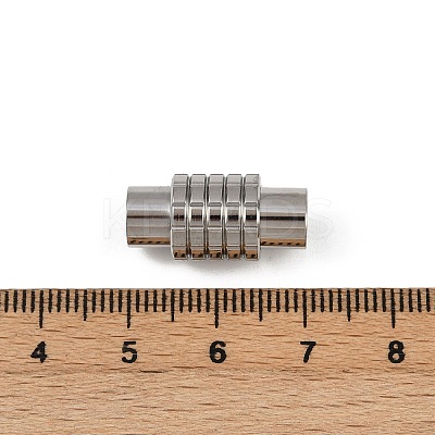 304 Stainless Steel Magnetic Clasps STAS-C127-16P-1